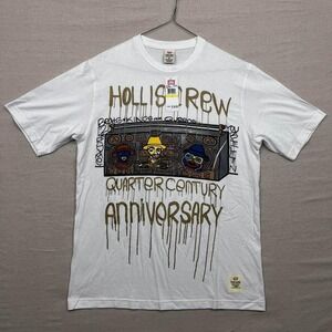 Vintage Ecko Unltd Hollis Crew Quarter Century Anniversary Run DMC Rap Tee Shirt
